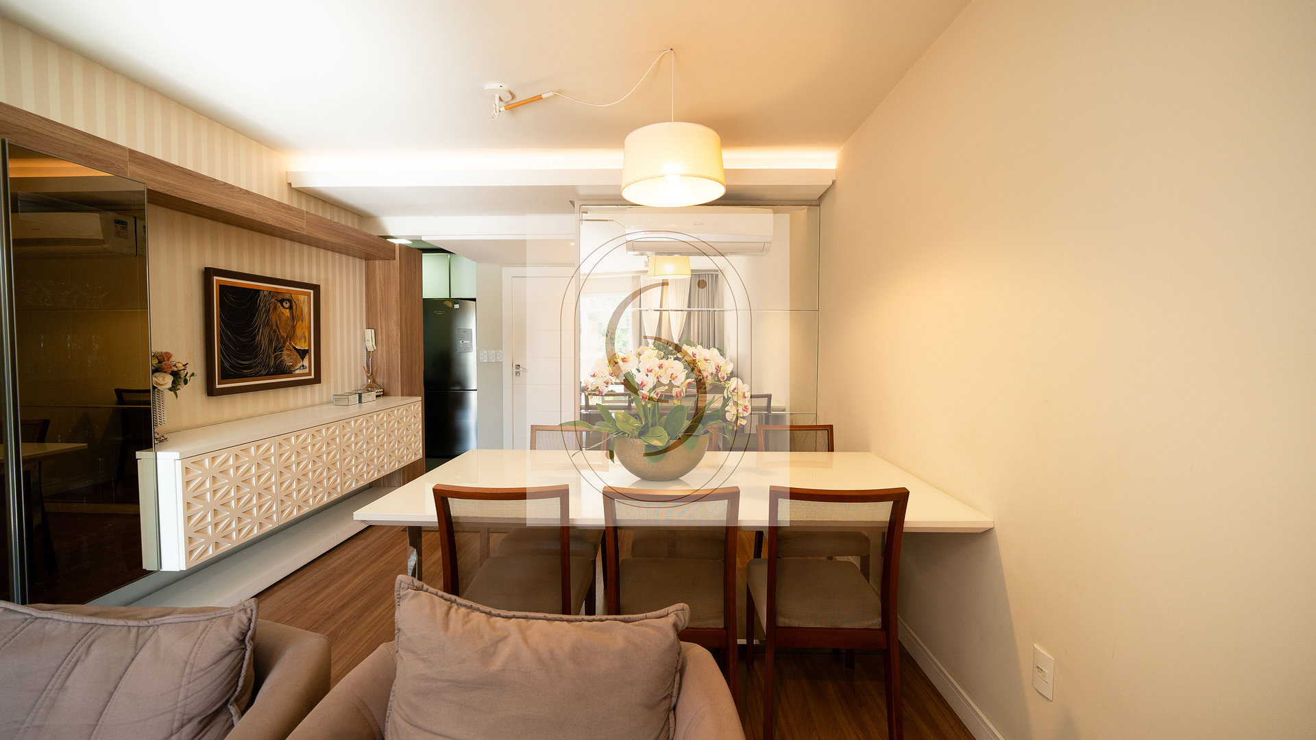 Apartamento com 3 quartos sendo uma suíte