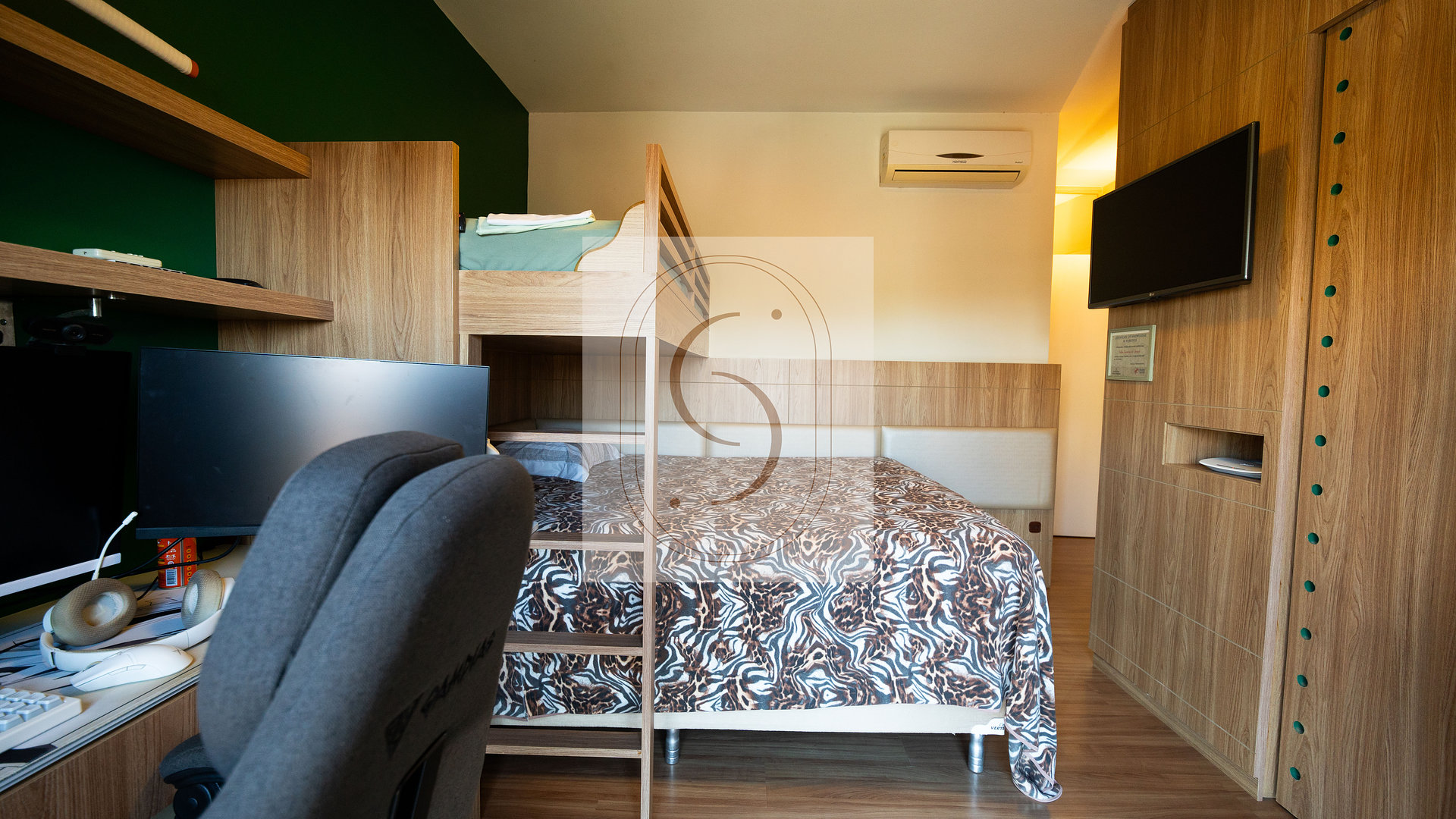 Apartamento com 3 quartos sendo uma suíte