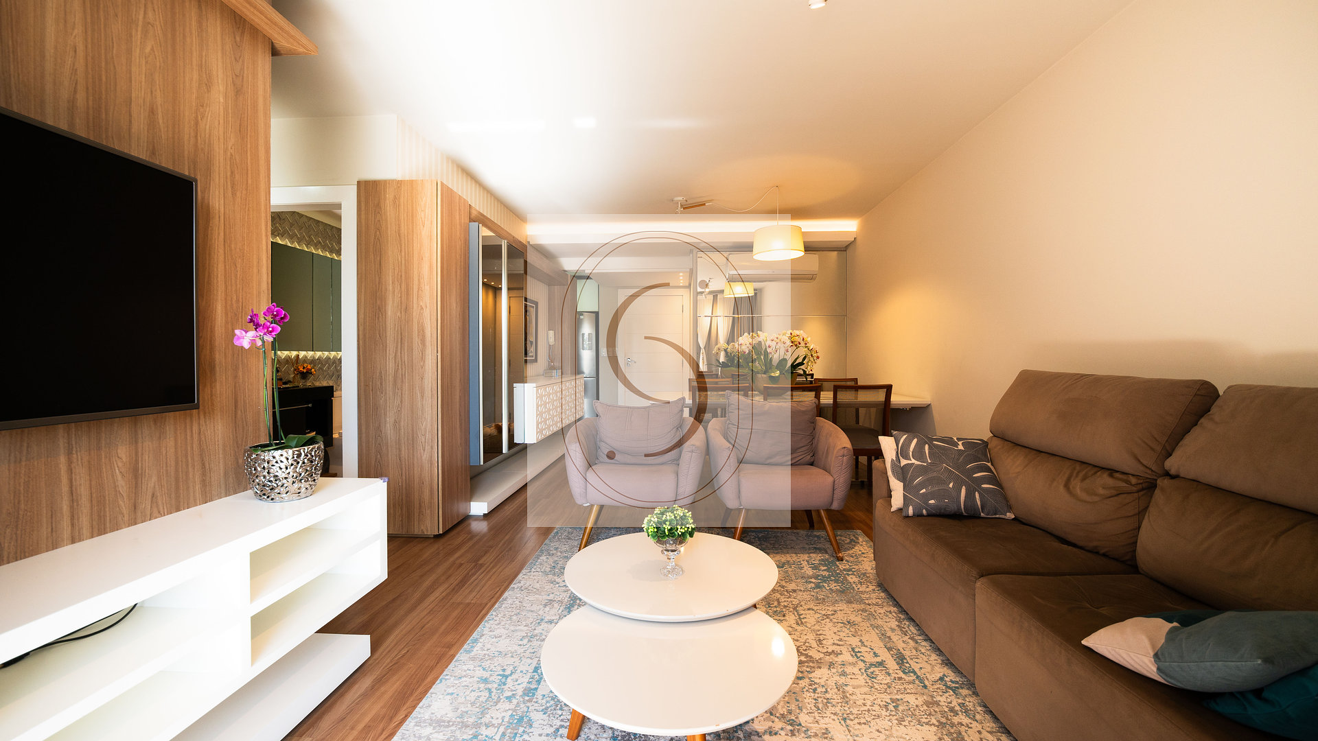 Apartamento com 3 quartos sendo uma suíte